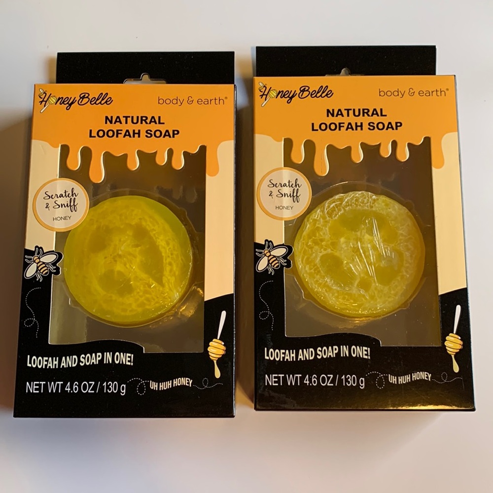 Natural Loofah Soap 2 boxes